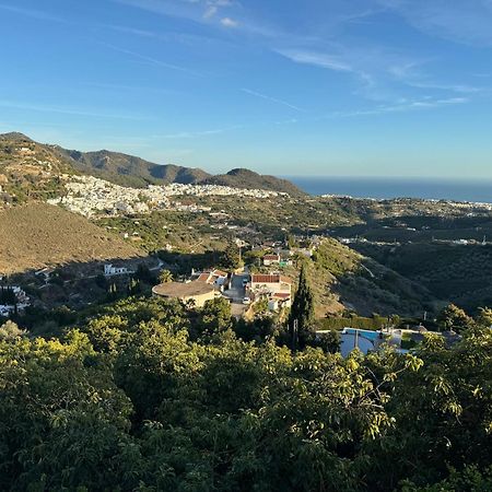 Villa En Frigiliana Con Piscina, Jacuzzi Y Espectaculares Vistas Exteriör bild