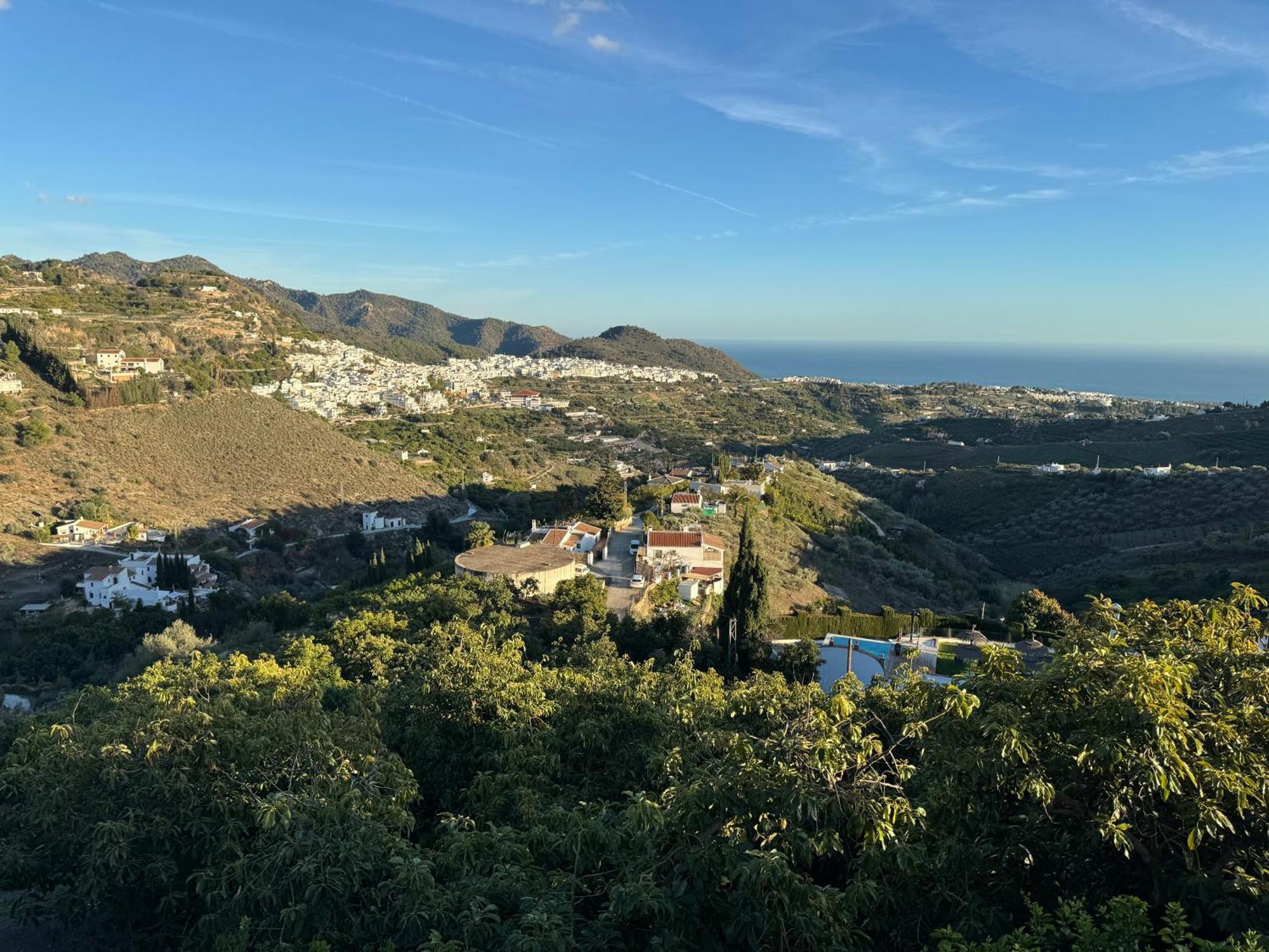 Villa En Frigiliana Con Piscina, Jacuzzi Y Espectaculares Vistas Exteriör bild