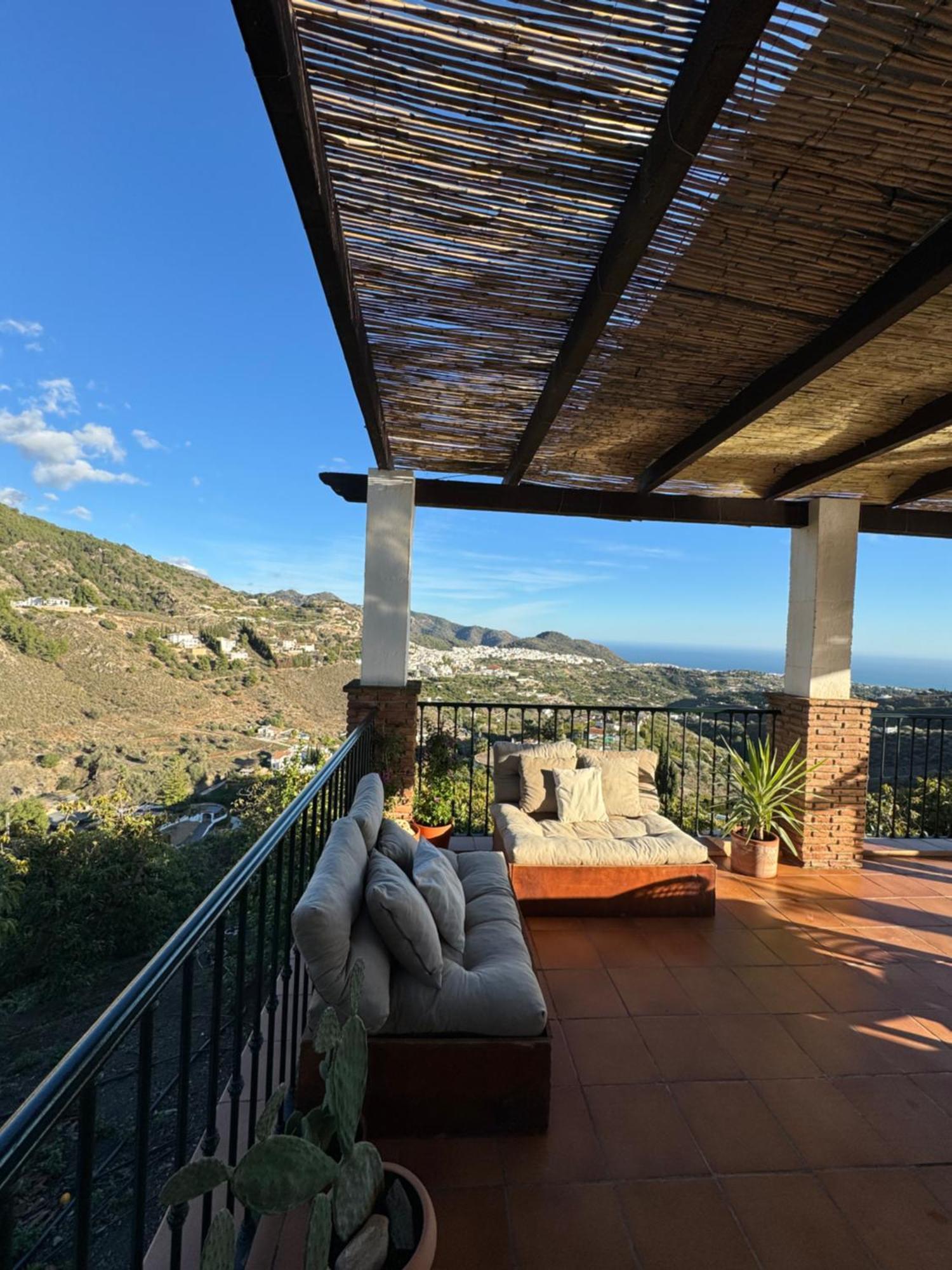 Villa En Frigiliana Con Piscina, Jacuzzi Y Espectaculares Vistas Exteriör bild