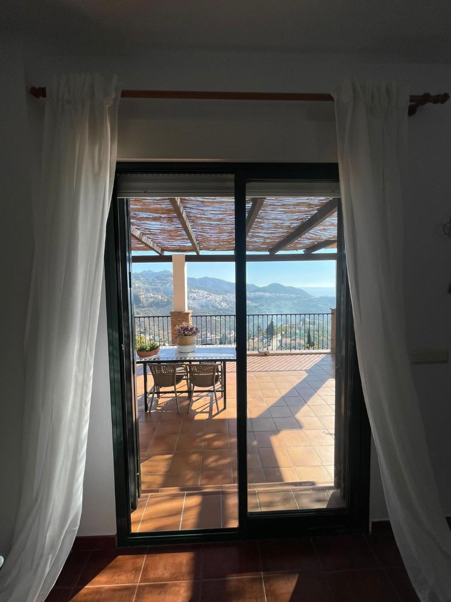Villa En Frigiliana Con Piscina, Jacuzzi Y Espectaculares Vistas Exteriör bild