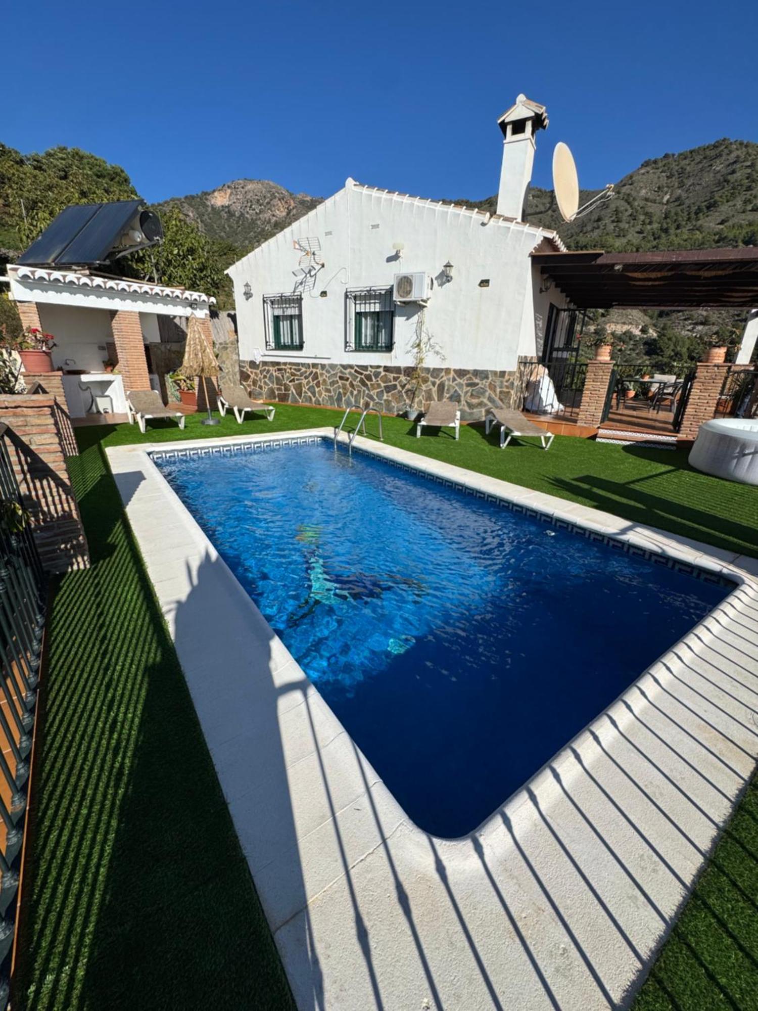 Villa En Frigiliana Con Piscina, Jacuzzi Y Espectaculares Vistas Exteriör bild